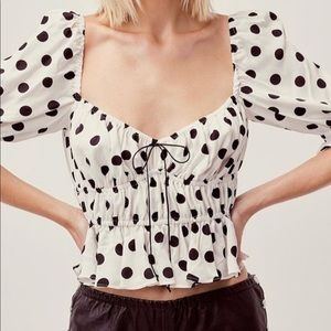 For Love And Lemons MOCHI SUMMER BLOUSE